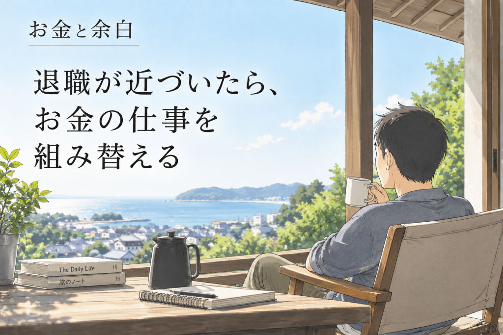 退職が近づいたら、お金の仕事を組み替える
